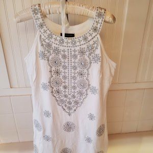 INC International Concepts Sleeveless White Dress